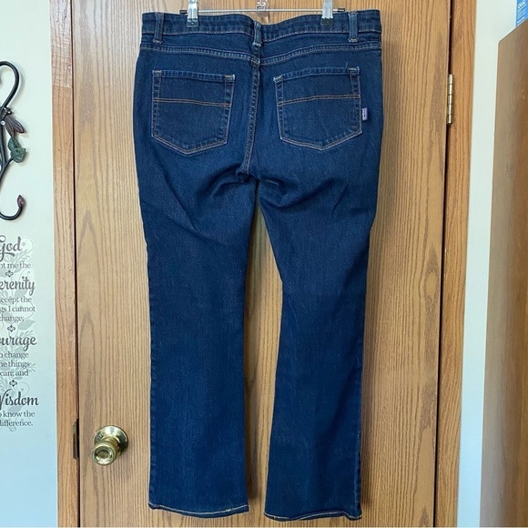 Patagonia Women’s Straight Fit Jeans Ankle Length Dark Wash Low Rise - Picture 9 of 14